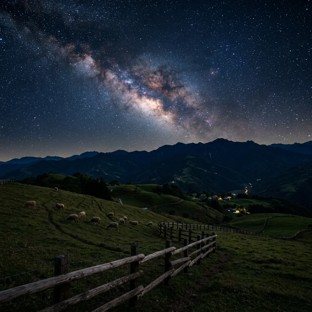清境高山觀星地圖：銀河與星座觀測點